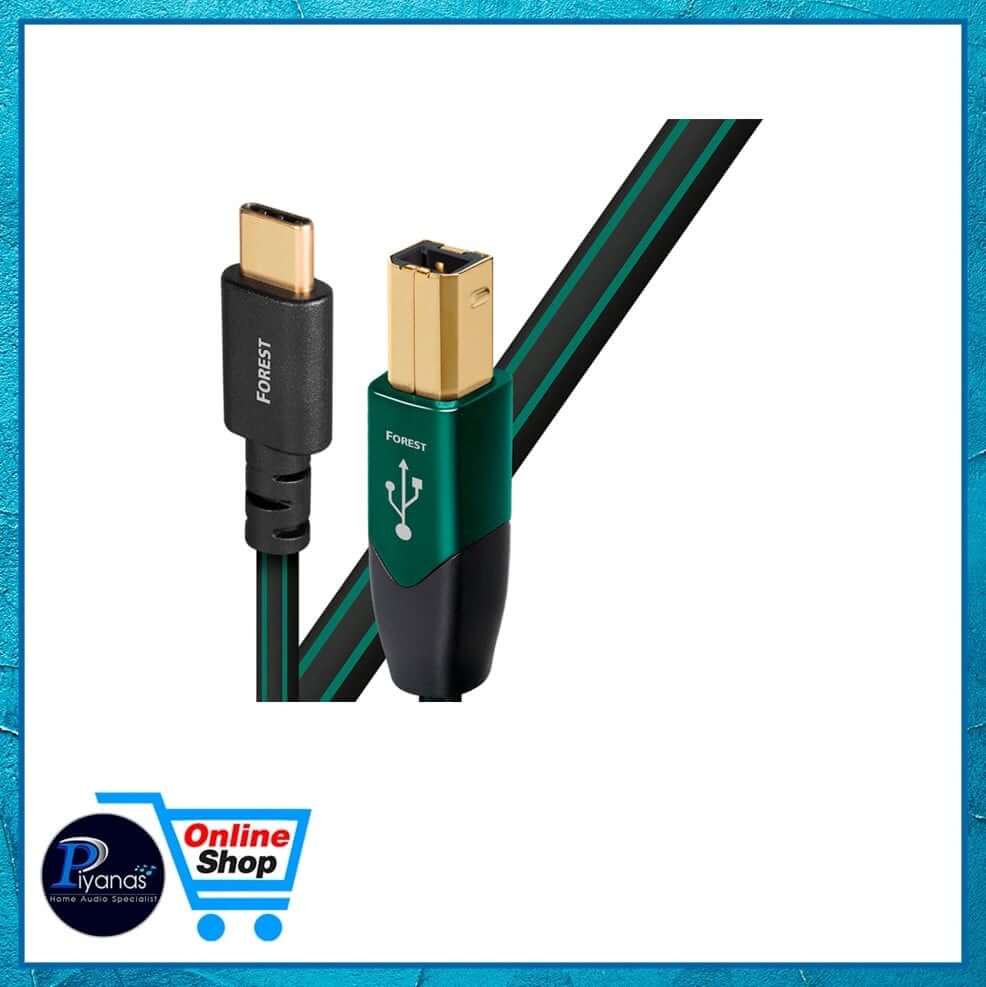  สายUSB C To B AUDIOQUEST : USB-FOREST (C TO B) (USB 2.0) (0.75M)